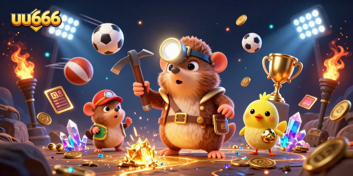 Experience thrilling gameplay at uu666 with treasure hunters and dynamic sports elements in action.