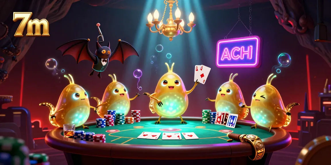 Experience thrilling poker action with 7m glowworms lighting up the casino scene.